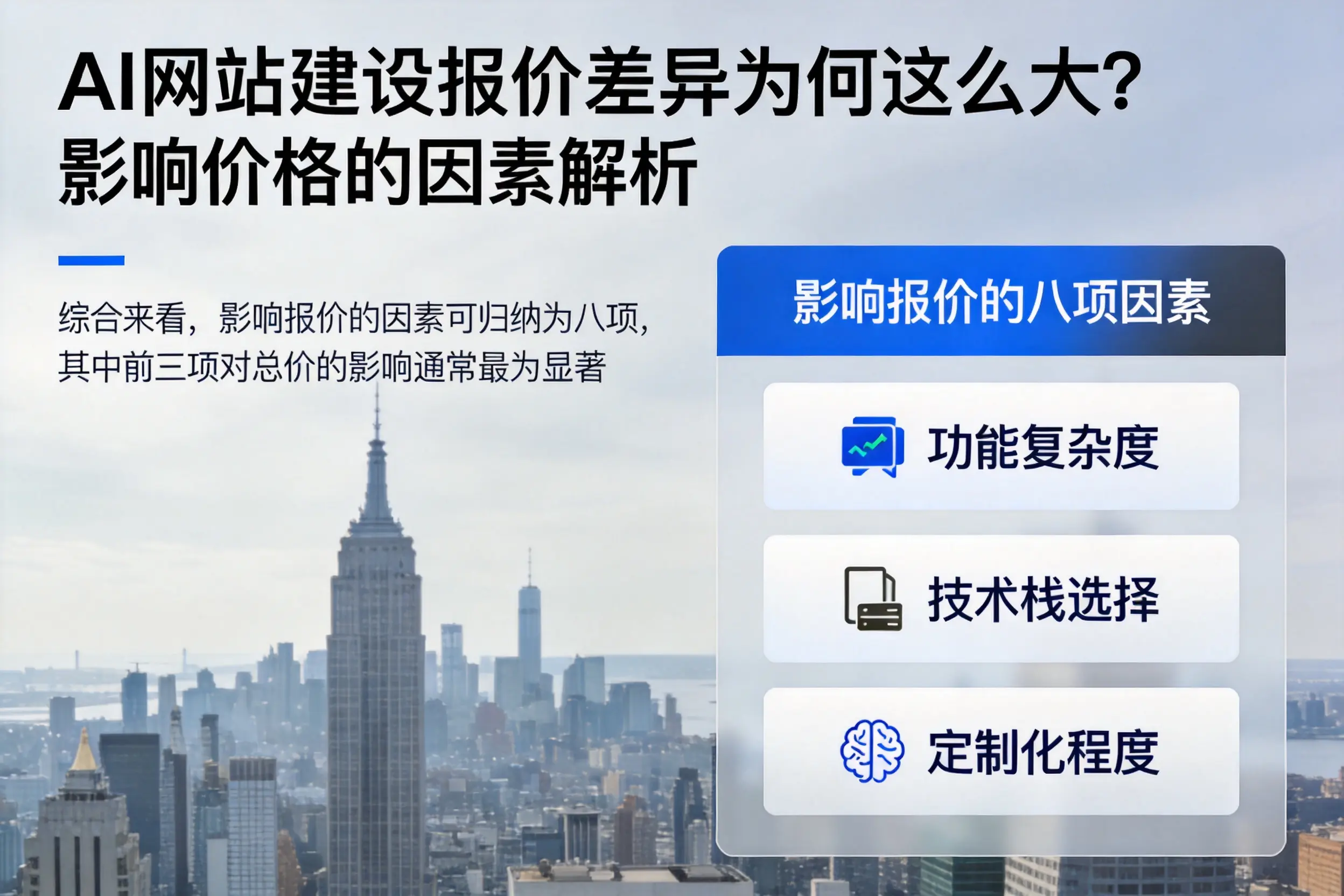 周口AI网站建设报价差异为何这么大?影响价格的因素解析